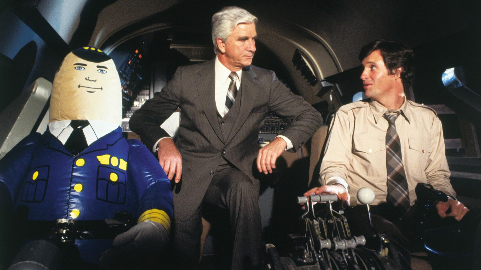 lesli nilsen i robert hejz v aeroplane 1980